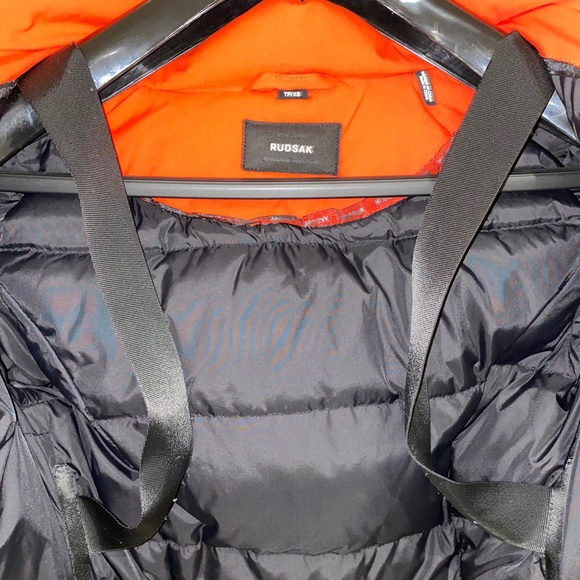 SALE Rudsak down parka with fur hood and trim - Picture 7 of 8